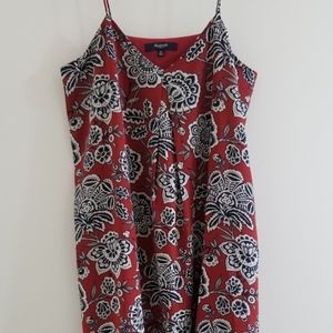 Madewell 100% Silk Italian Floral Dress, Sz XS
